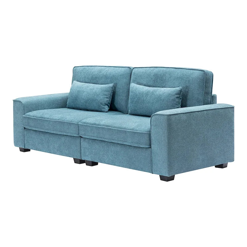 Sofá biplaza tapizado Cozy Duo de 3 asientos