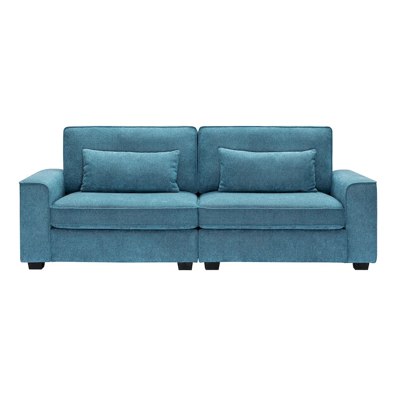 Sofá biplaza tapizado Cozy Duo de 3 asientos