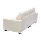 Sofá biplaza tapizado Cozy Duo de 3 asientos