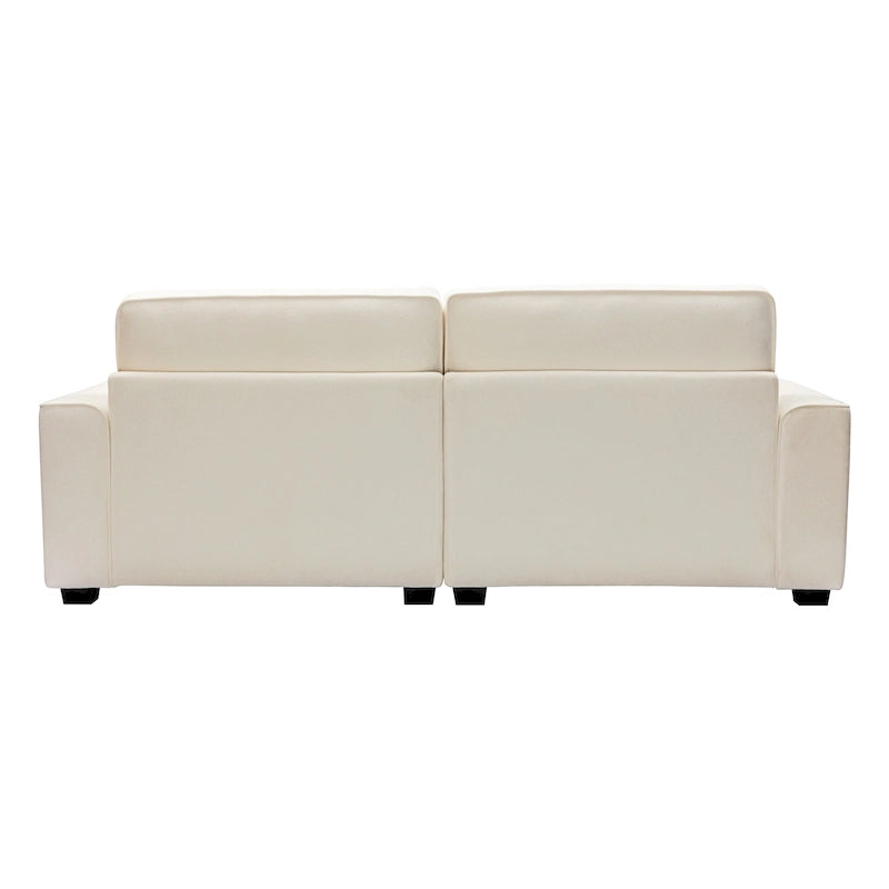Sofá biplaza tapizado Cozy Duo de 3 asientos
