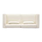Sofá biplaza tapizado Cozy Duo de 3 asientos