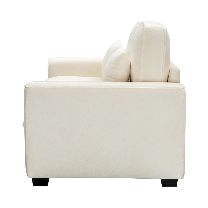 Sofá biplaza tapizado Cozy Duo de 3 asientos