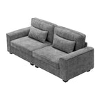 Sofá biplaza tapizado Cozy Duo de 3 asientos