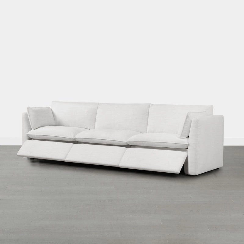 Sofá seccional reclinable eléctrico