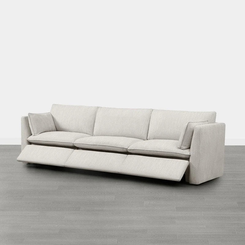 Sofá seccional reclinable eléctrico