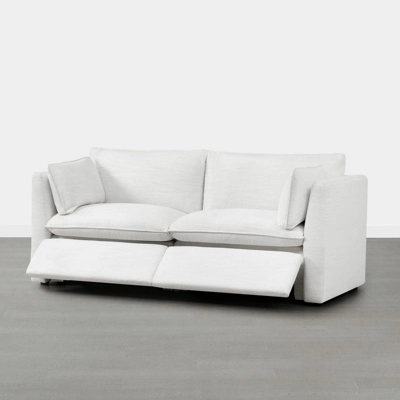 Sofá seccional reclinable eléctrico