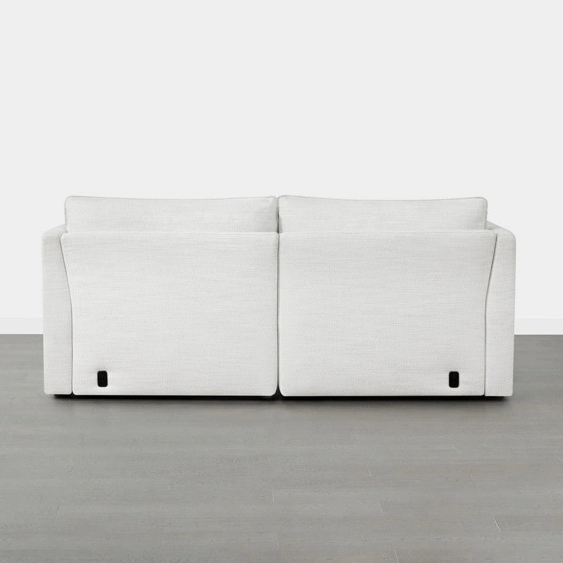 Sofá seccional reclinable eléctrico