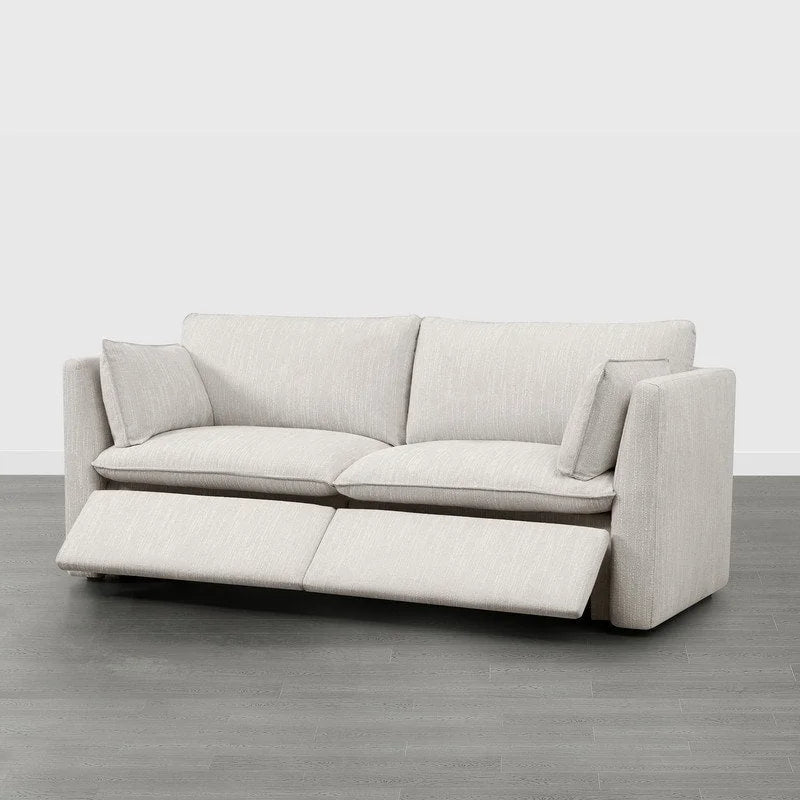 Sofá seccional reclinable eléctrico