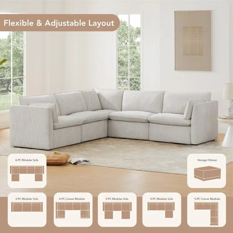 Sofá seccional reclinable eléctrico