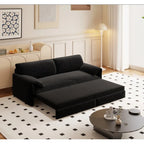 Sofá Cama Queen de 66 pulgadas con Sofá Convertible 3 en 1 y Almacenamiento Lateral