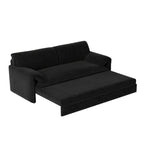 Sofá Cama Queen de 66 pulgadas con Sofá Convertible 3 en 1 y Almacenamiento Lateral