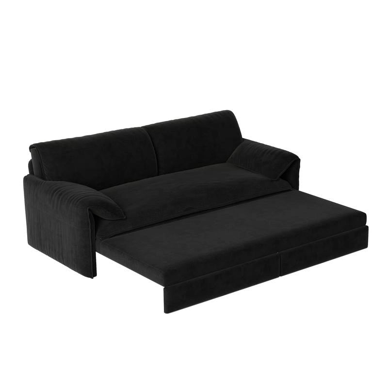 Sofá Cama Queen de 66 pulgadas con Sofá Convertible 3 en 1 y Almacenamiento Lateral