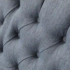 Sillón reclinable giratorio tapizado contemporáneo con orejero
