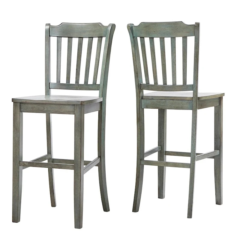 Sillas Eleanor de Respaldo de Listones Altura Barra