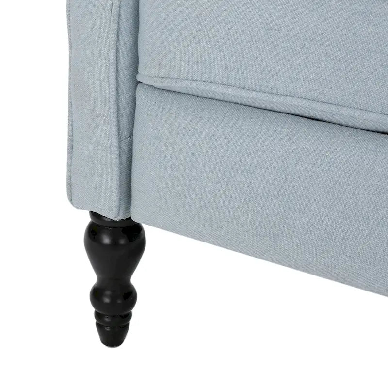 Sillón reclinable Walter Wingback de tela capitoné