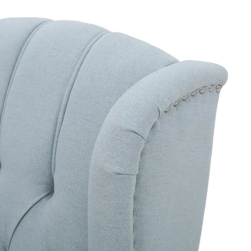 Sillón reclinable Walter Wingback de tela capitoné