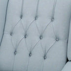 Sillón reclinable Walter Wingback de tela capitoné
