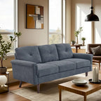 Base de cama tapizada con plataforma