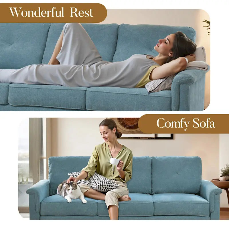 Base de cama tapizada con plataforma