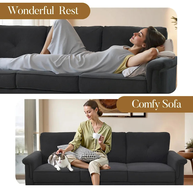 Base de cama tapizada con plataforma
