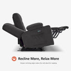 Sofá Reclinable Eléctrico con Masaje y Calefacción Lumbar