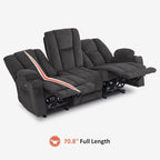 Sofá Reclinable Eléctrico con Masaje y Calefacción Lumbar