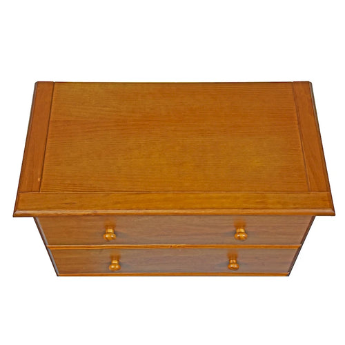 Cómoda de 5 cajones de madera maciza 100% con tiradores de metal o madera