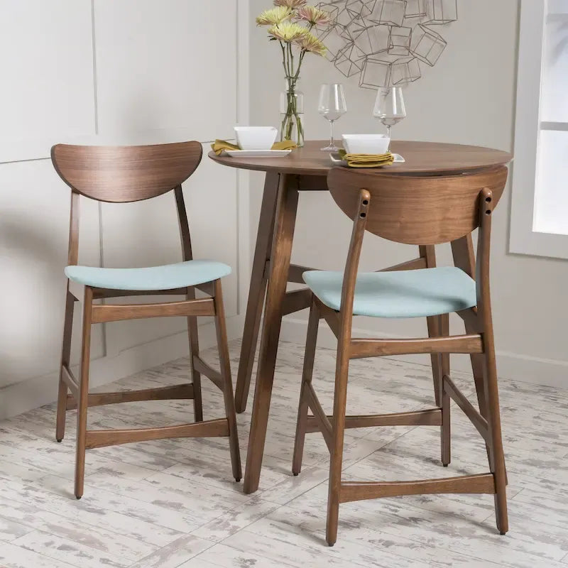 Taburete de madera de 24 pulgadas para mostrador