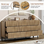 Gabinete Organizador de Dormitorio con Cajones - Cómoda de Almacenamiento de 9 Cajones