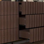 Gabinete Organizador de Dormitorio con Cajones - Cómoda de Almacenamiento de 9 Cajones
