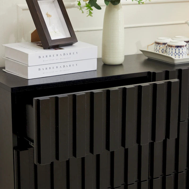 Gabinete Organizador de Dormitorio con Cajones - Cómoda de Almacenamiento de 9 Cajones