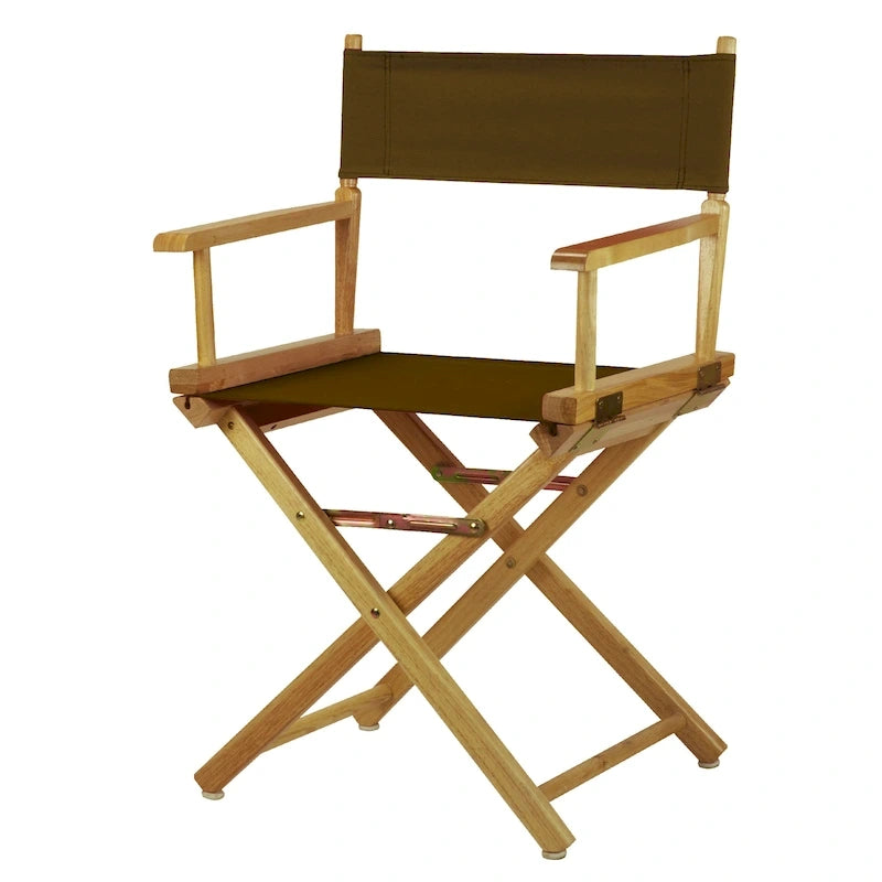 Silla de director Natural Frame de 18 pulgadas
