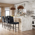 Leila Upholstered 25 Counter Height Bar Stool