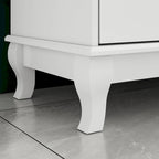 Cómoda de dormitorio doble ancha de 55,1" con cajones de almacenaje