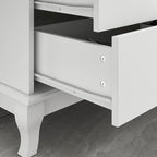 Cómoda de dormitorio doble ancha de 55,1" con cajones de almacenaje