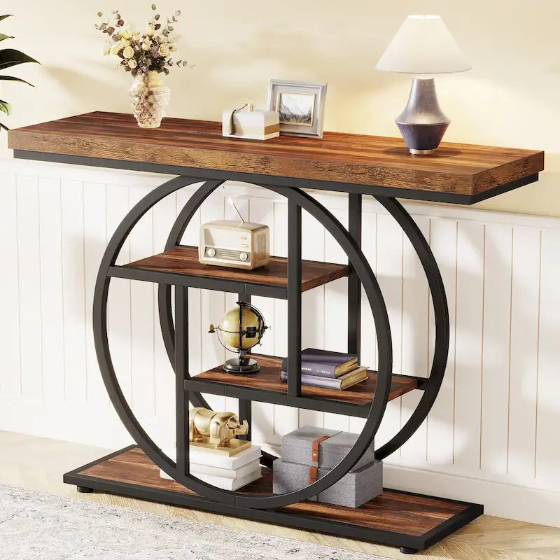 Mesa de centro elevable con almacenamiento