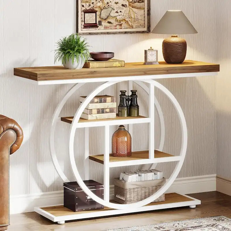 Mesa de centro elevable con almacenamiento