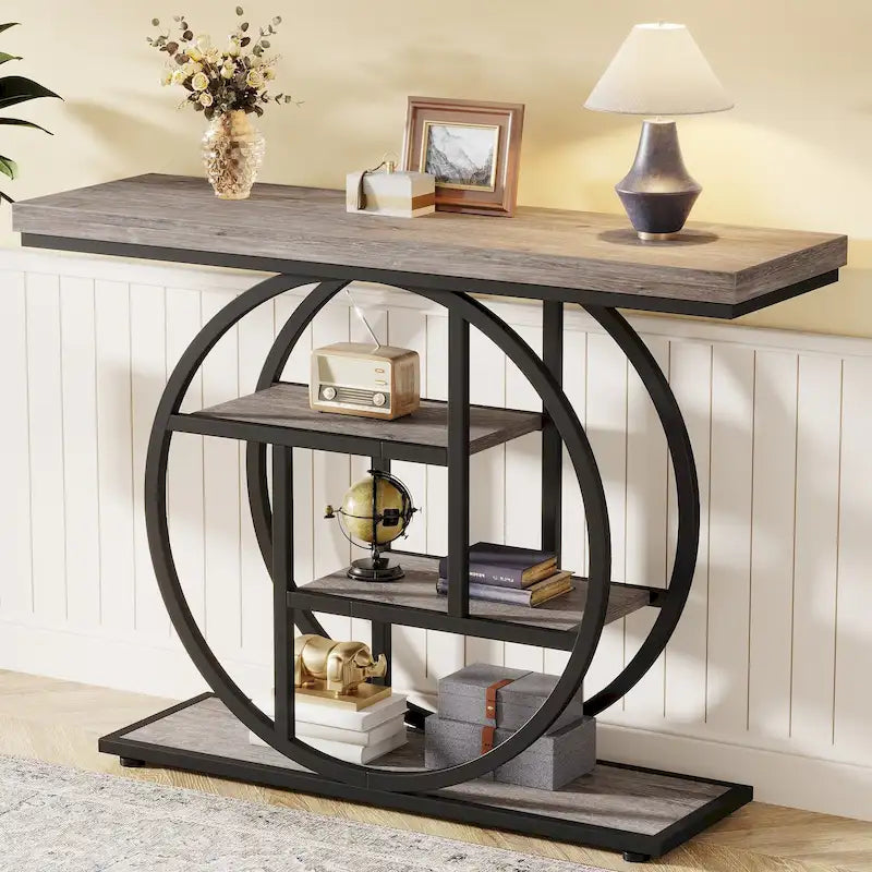 Mesa de centro elevable con almacenamiento