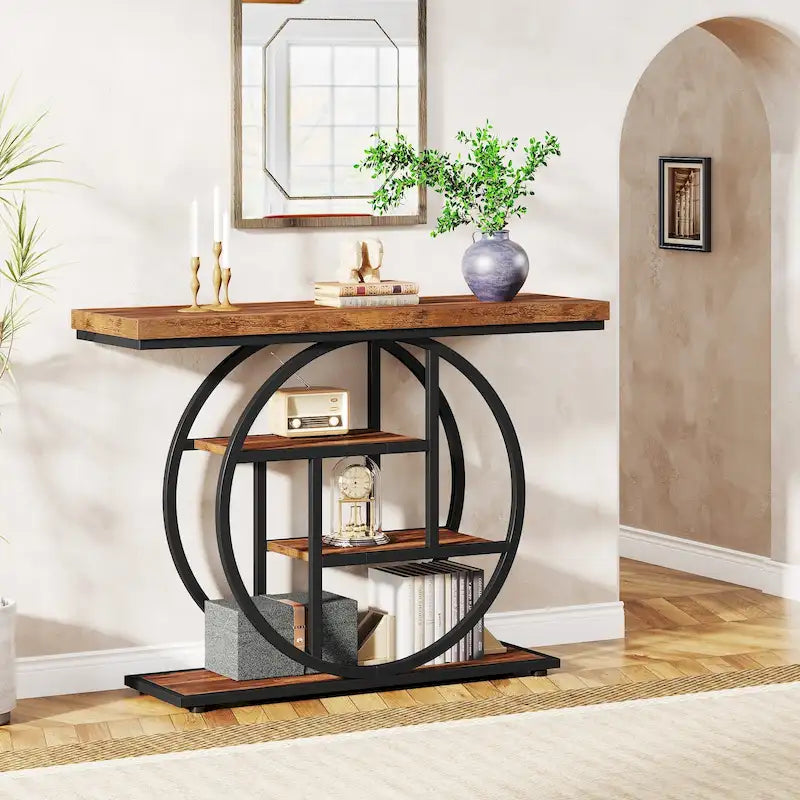 Mesa de centro elevable con almacenamiento