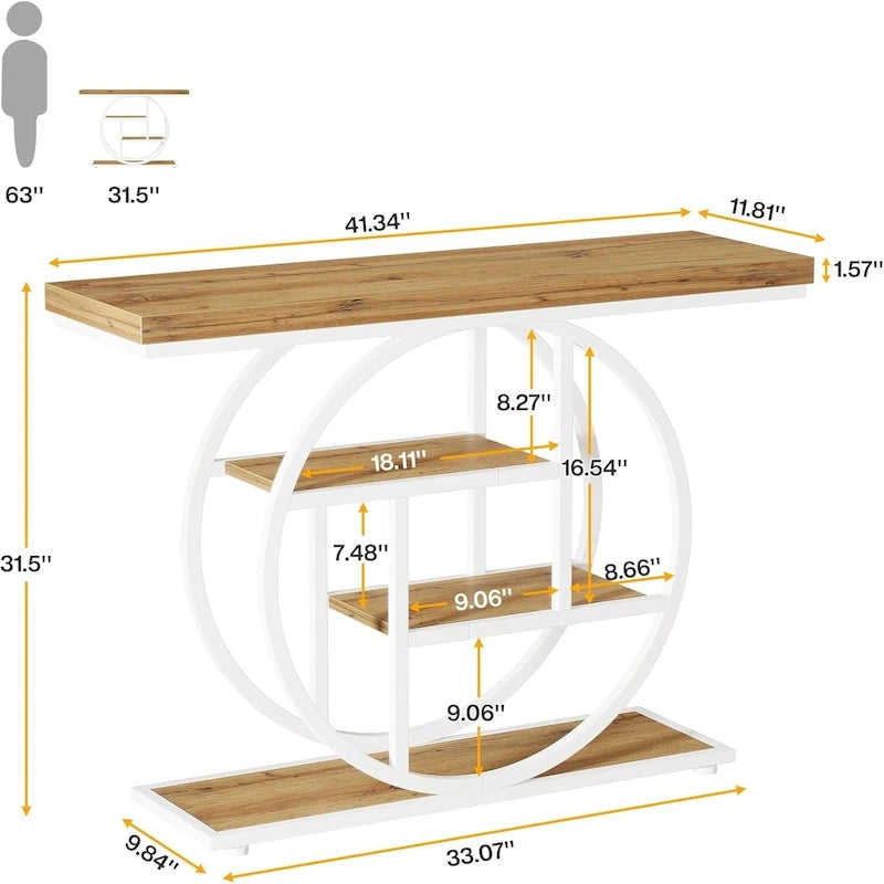 Mesa de centro elevable con almacenamiento