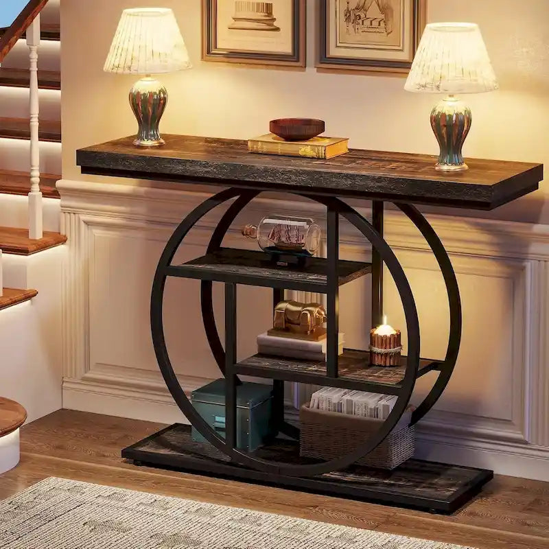 Mesa de centro elevable con almacenamiento
