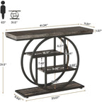 Mesa de centro elevable con almacenamiento