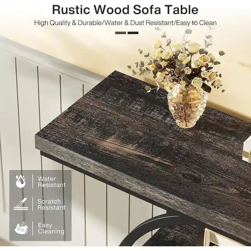 Mesa de centro elevable con almacenamiento