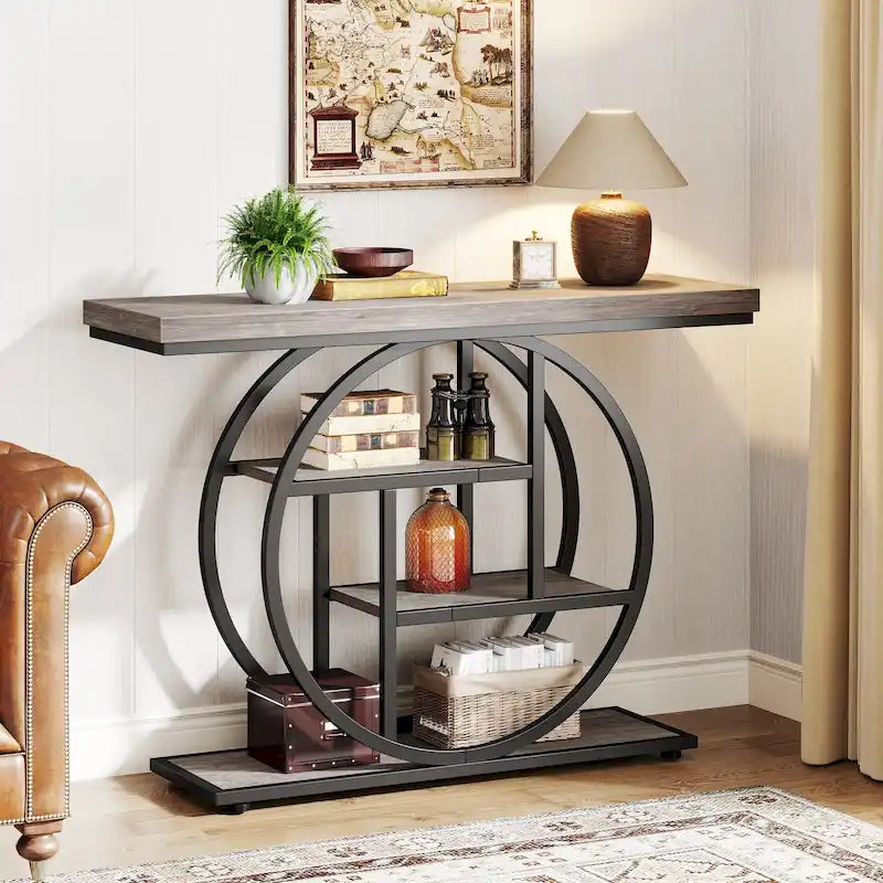 Mesa de centro elevable con almacenamiento