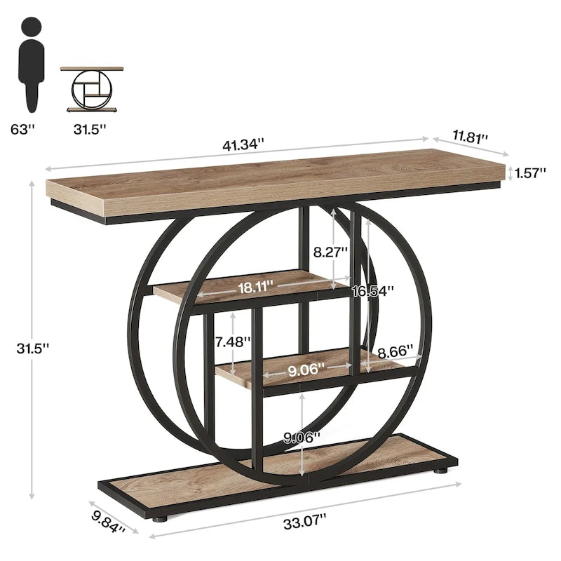 Mesa de centro elevable con almacenamiento