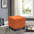 Reposapiés otomano cubo apasionado de estilo británico sencillo