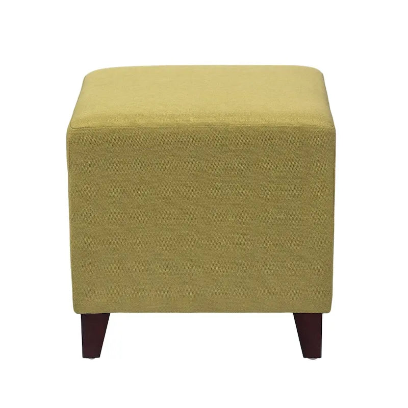 Reposapiés otomano cubo apasionado de estilo británico sencillo