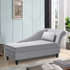 Chaise longue tapizada para interiores, sillón reclinable para sala de estar o dormitorio