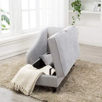 Chaise longue tapizada para interiores, sillón reclinable para sala de estar o dormitorio