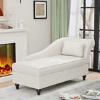 Chaise longue tapizada para interiores, sillón reclinable para sala de estar o dormitorio